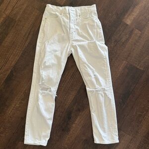 Women’s White High Rise Denim - Size 2